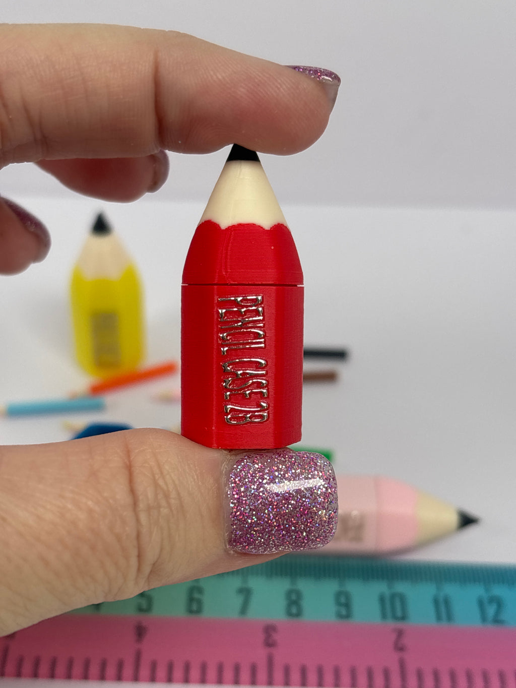 Miniature Pencils with 2-Piece Pencil Case