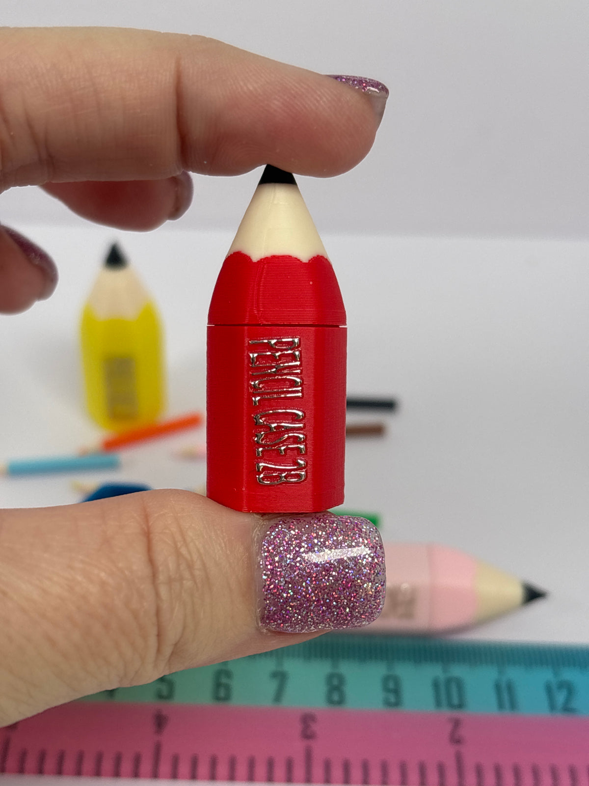 Miniature Pencils with 2-Piece Pencil Case