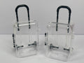 Miniature Clear Suitcase – Barbie Size