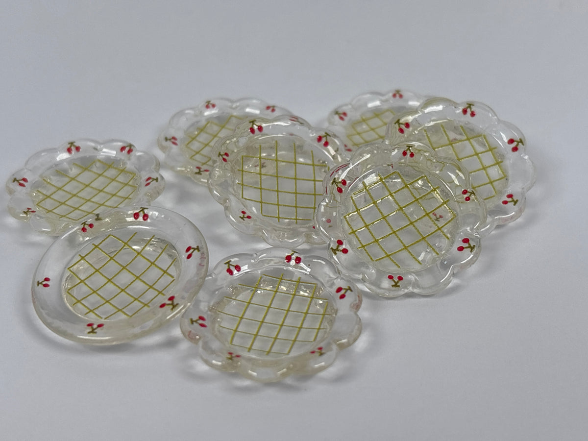 Miniature Party Plate – Cherry Style