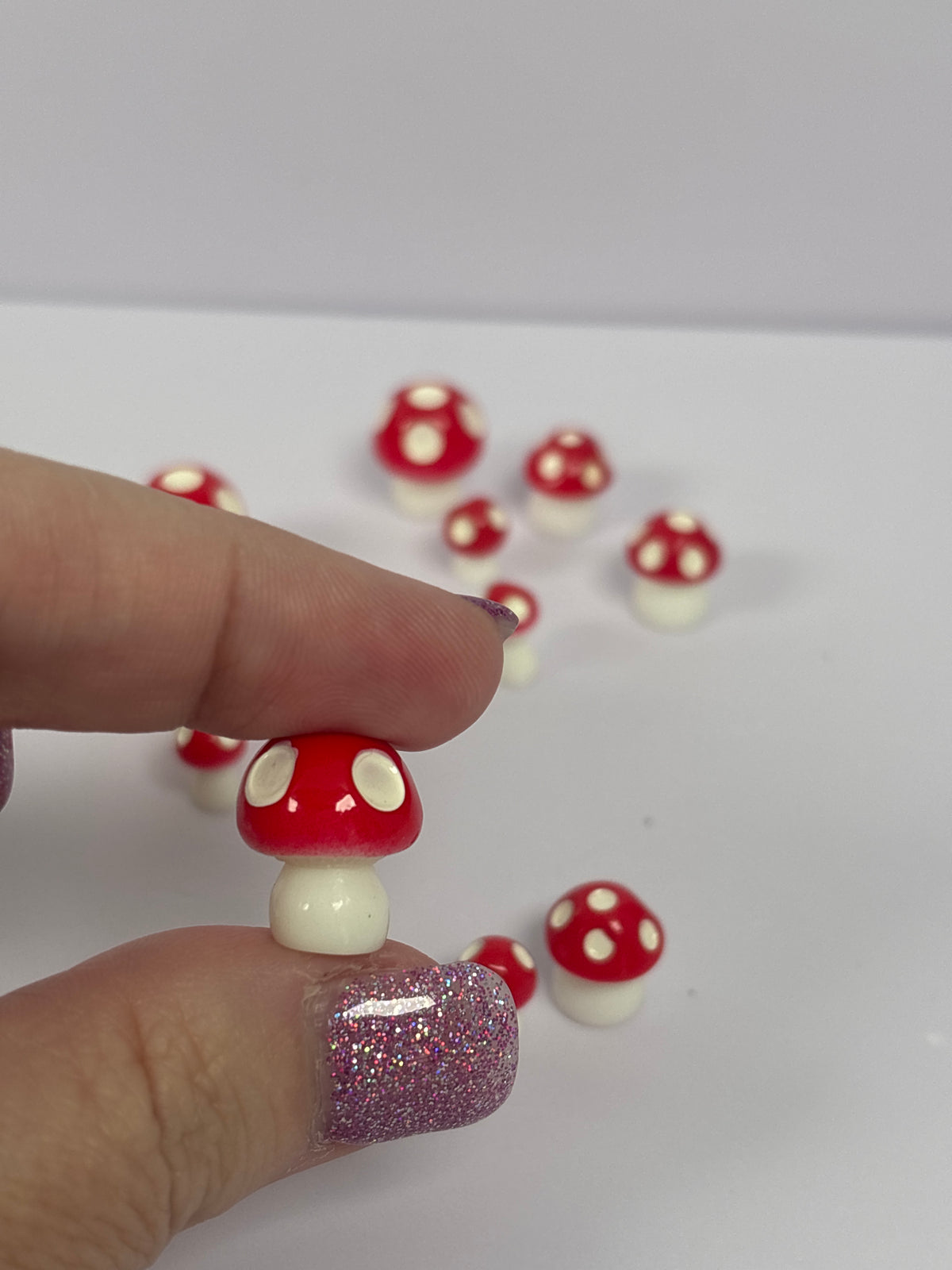 Mini Resin Mushrooms – Pack of 3