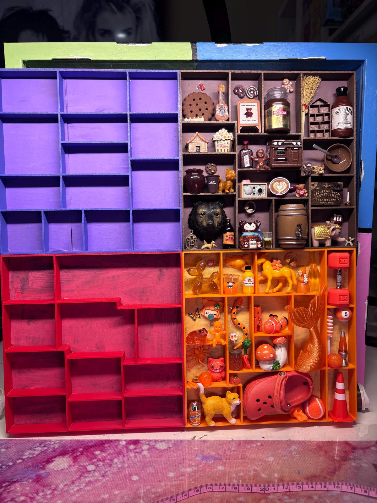 3D Printed Trinket Shelf Inserts – Set of 4 – Choose Your Colours