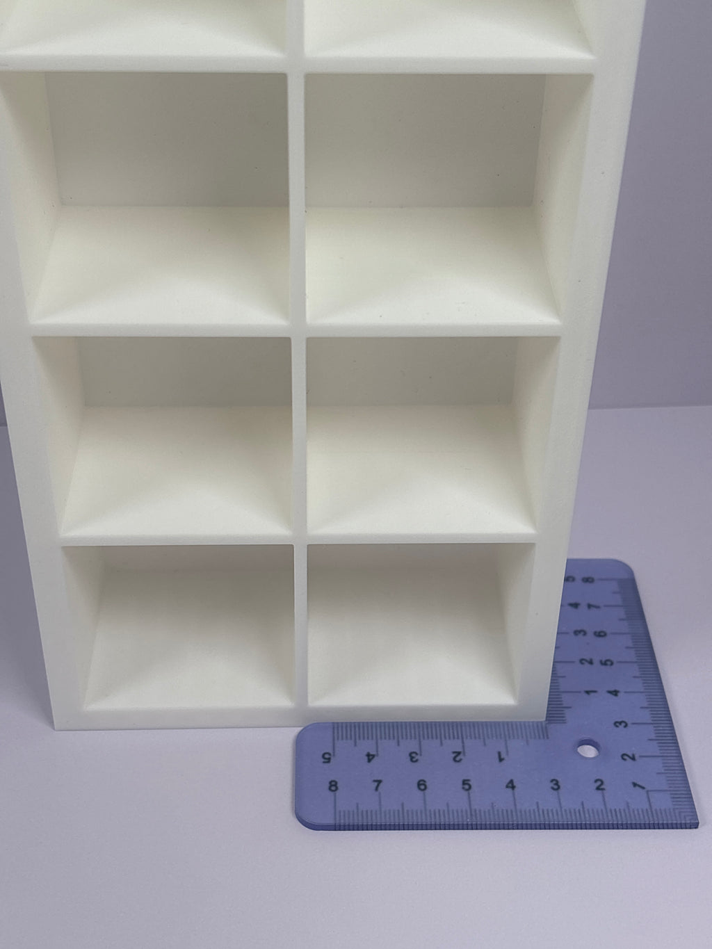 Miniature 3D Printed Cube Shelf – IKEA KALLAX-Inspired