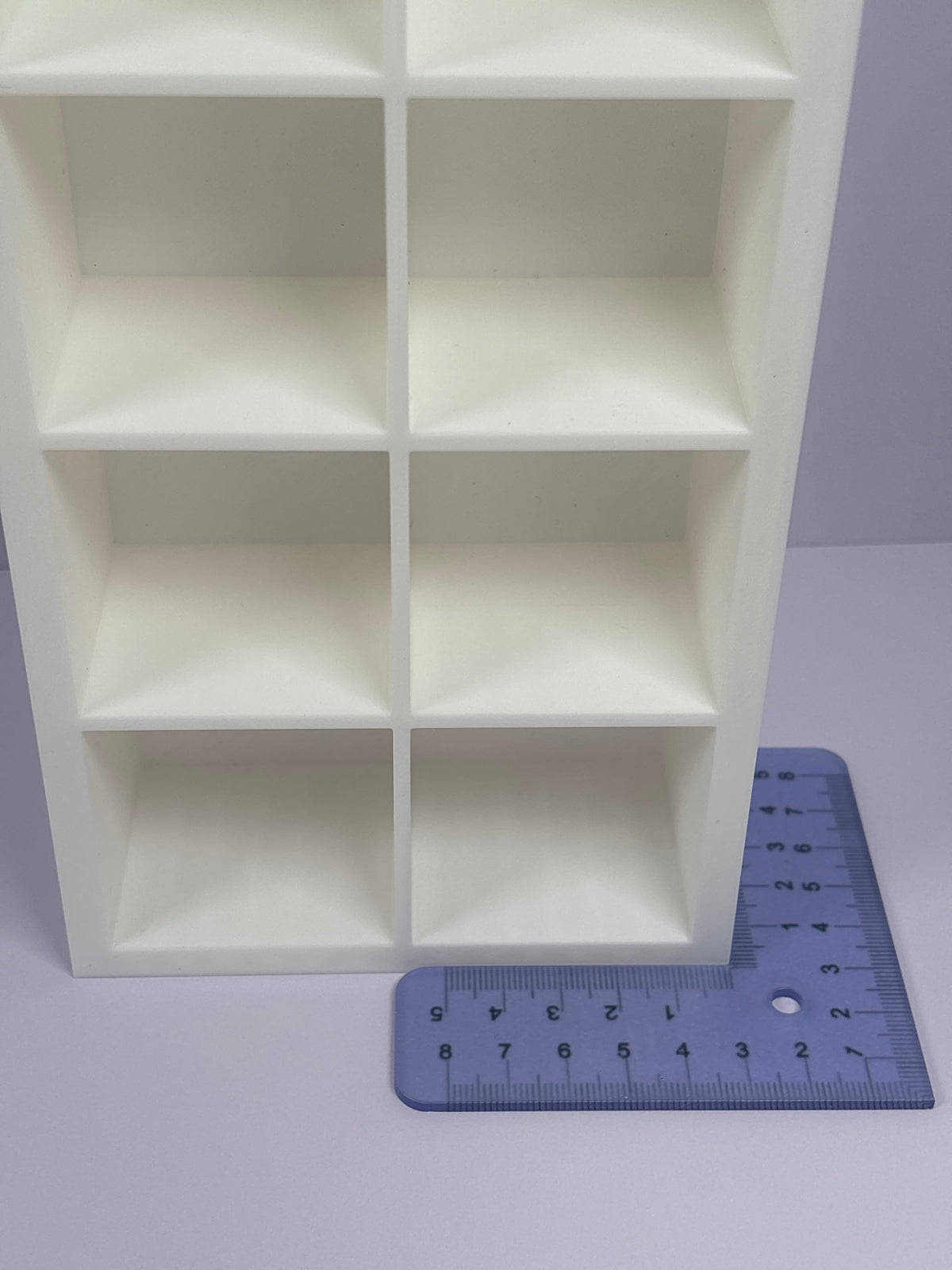Miniature 3D Printed Cube Shelf – IKEA KALLAX-Inspired