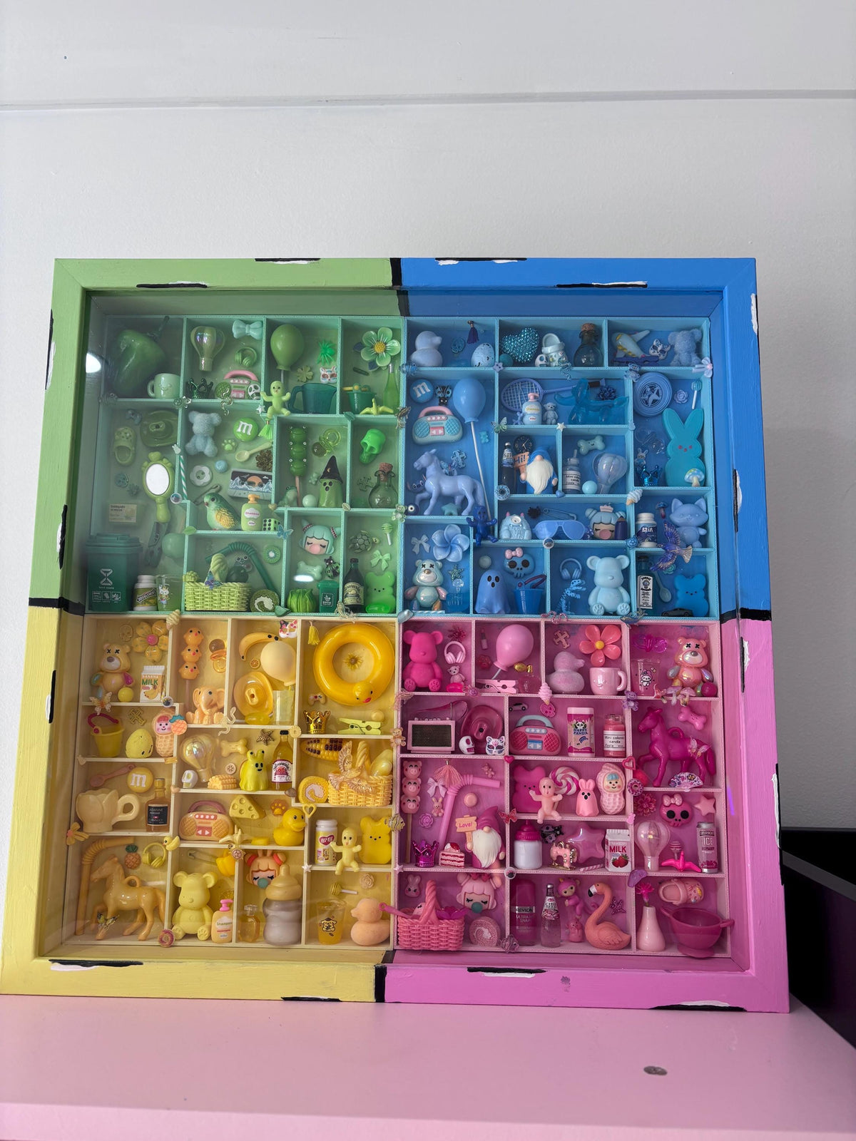 3D Printed Trinket Shelf Inserts – Set of 4 – Choose Your Colours