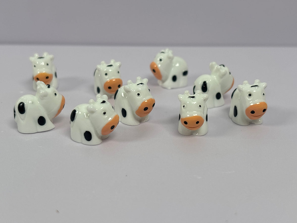 Miniature Resin Cow – Tiny Farm Animal