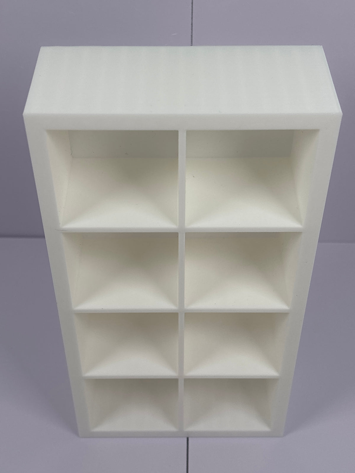 Miniature 3D Printed Cube Shelf – IKEA KALLAX-Inspired