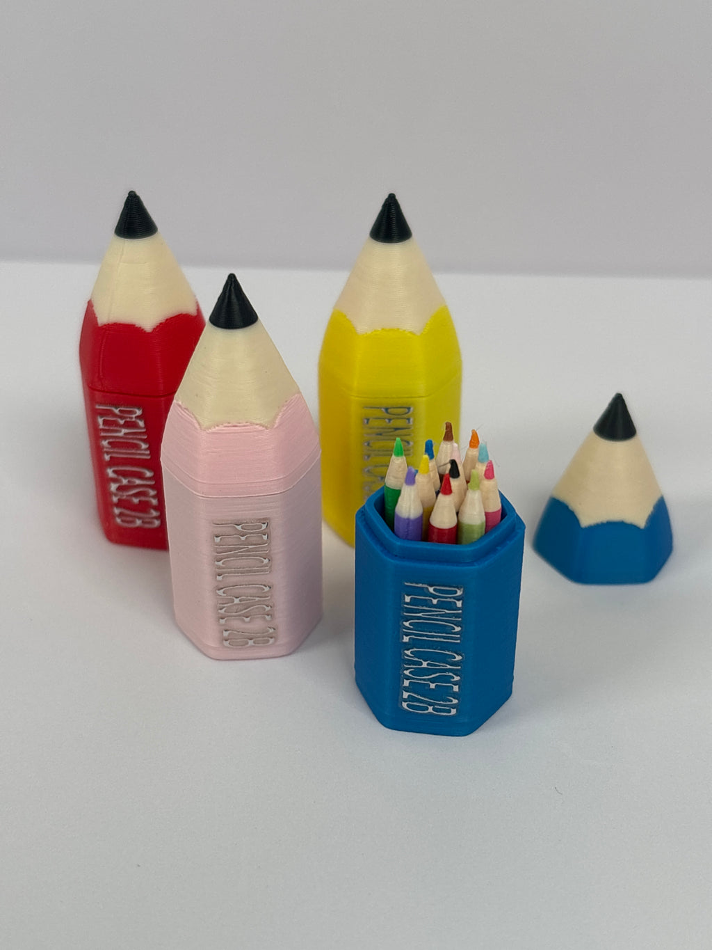Miniature Pencils with 2-Piece Pencil Case