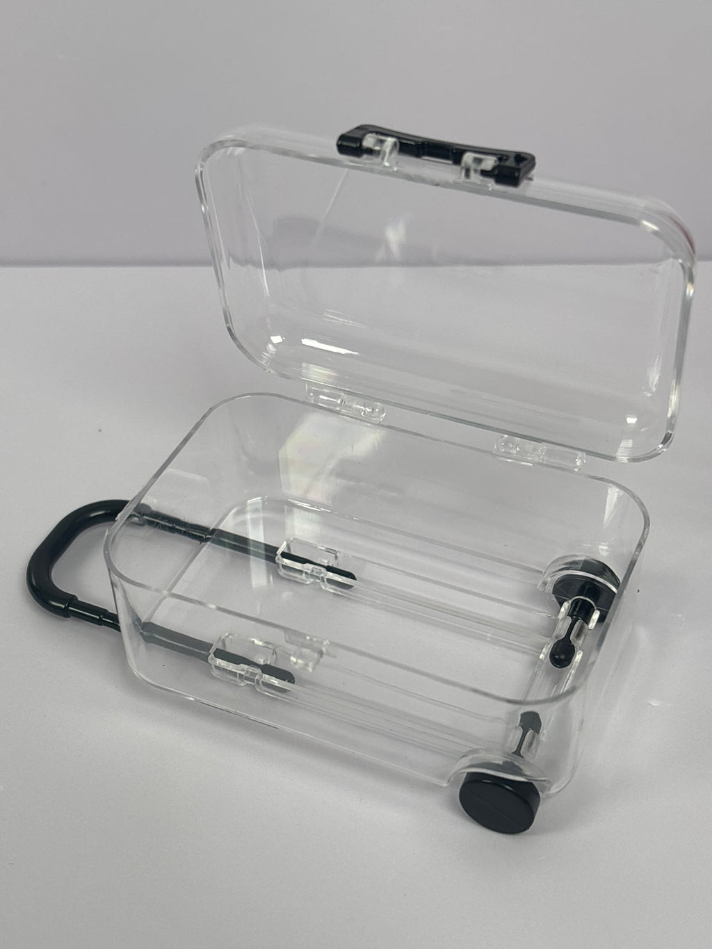 Miniature Clear Suitcase – Barbie Size