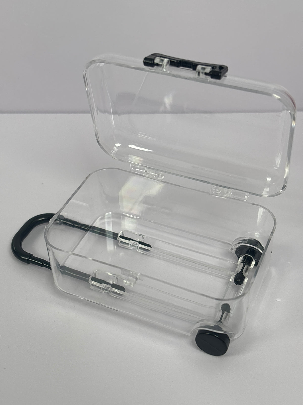 Miniature Clear Suitcase – Barbie Size