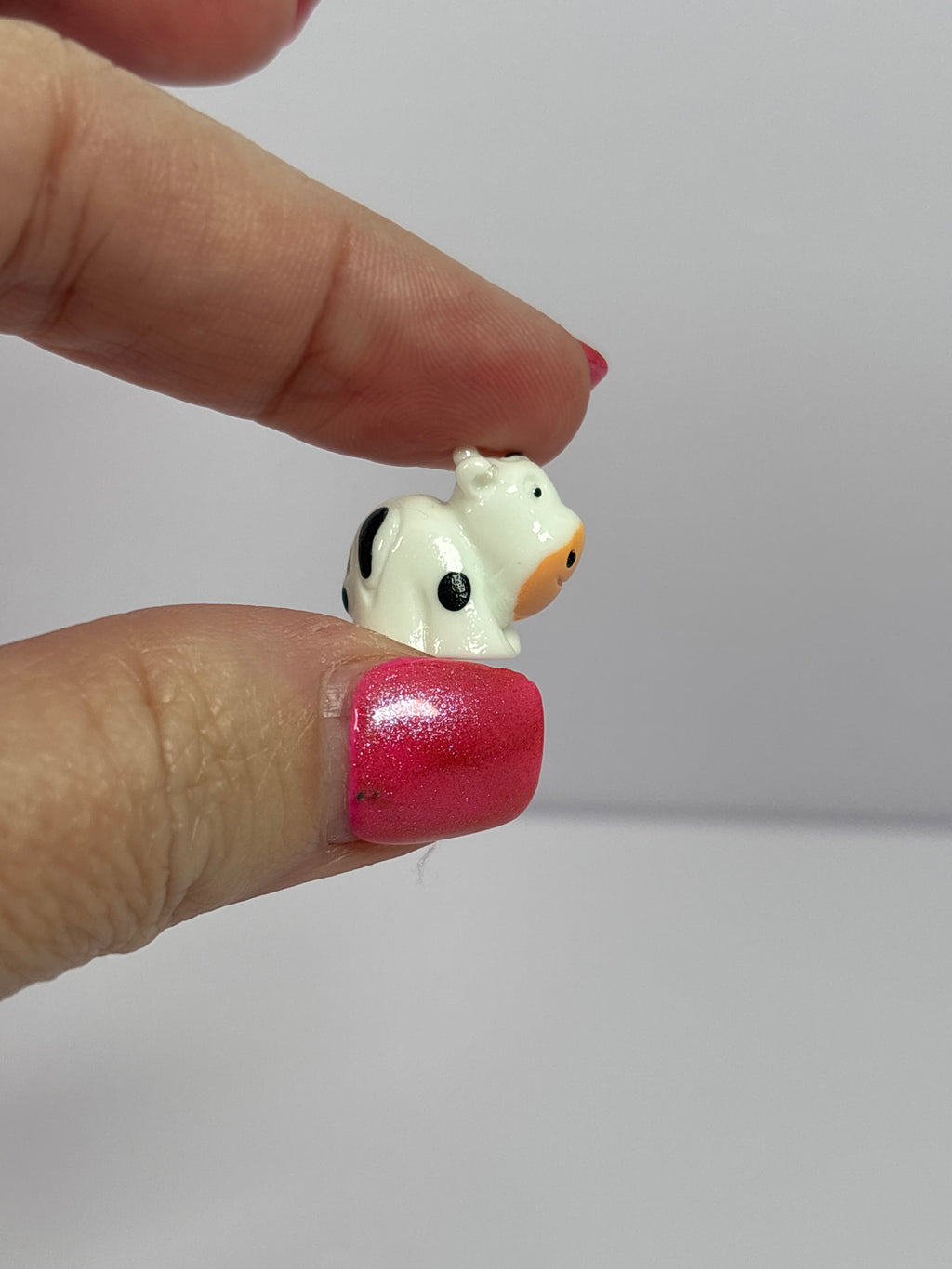 Miniature Resin Cow – Tiny Farm Animal