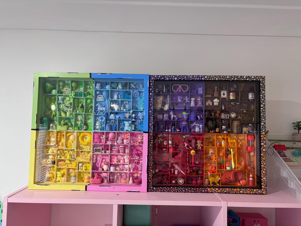 3D Printed Trinket Shelf Inserts – Set of 4 – Choose Your Colours