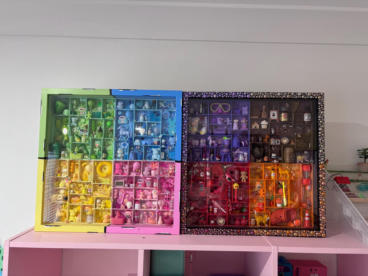 3D Printed Trinket Shelf Inserts – Set of 4 – Choose Your Colours