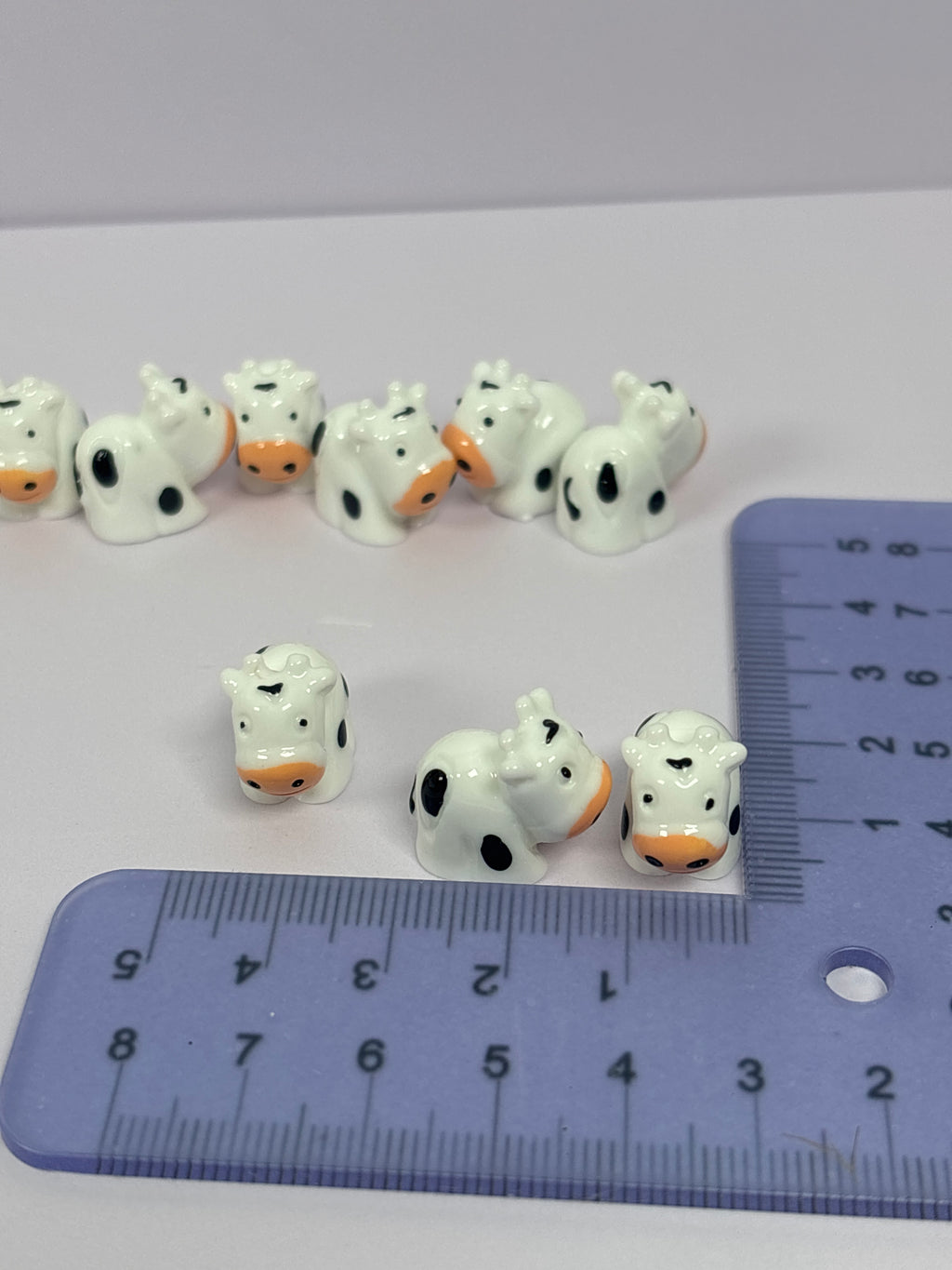 Miniature Resin Cow – Tiny Farm Animal
