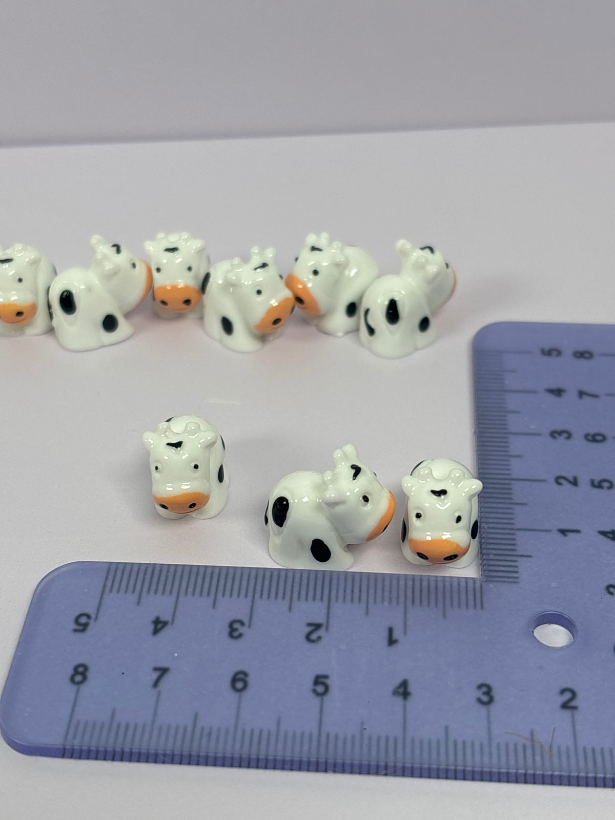 Miniature Resin Cow – Tiny Farm Animal