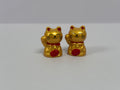 Miniature Maneki-Neko Lucky Cat – Resin Figurine