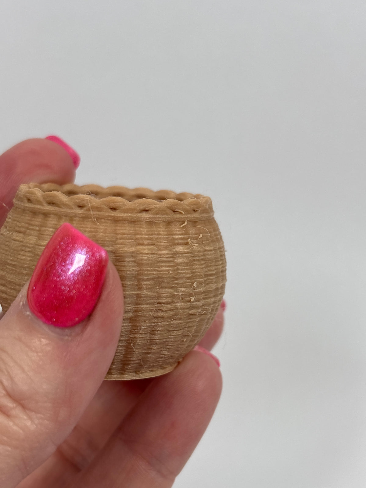 3D Printed Miniature Baskets – Small, Medium or Large