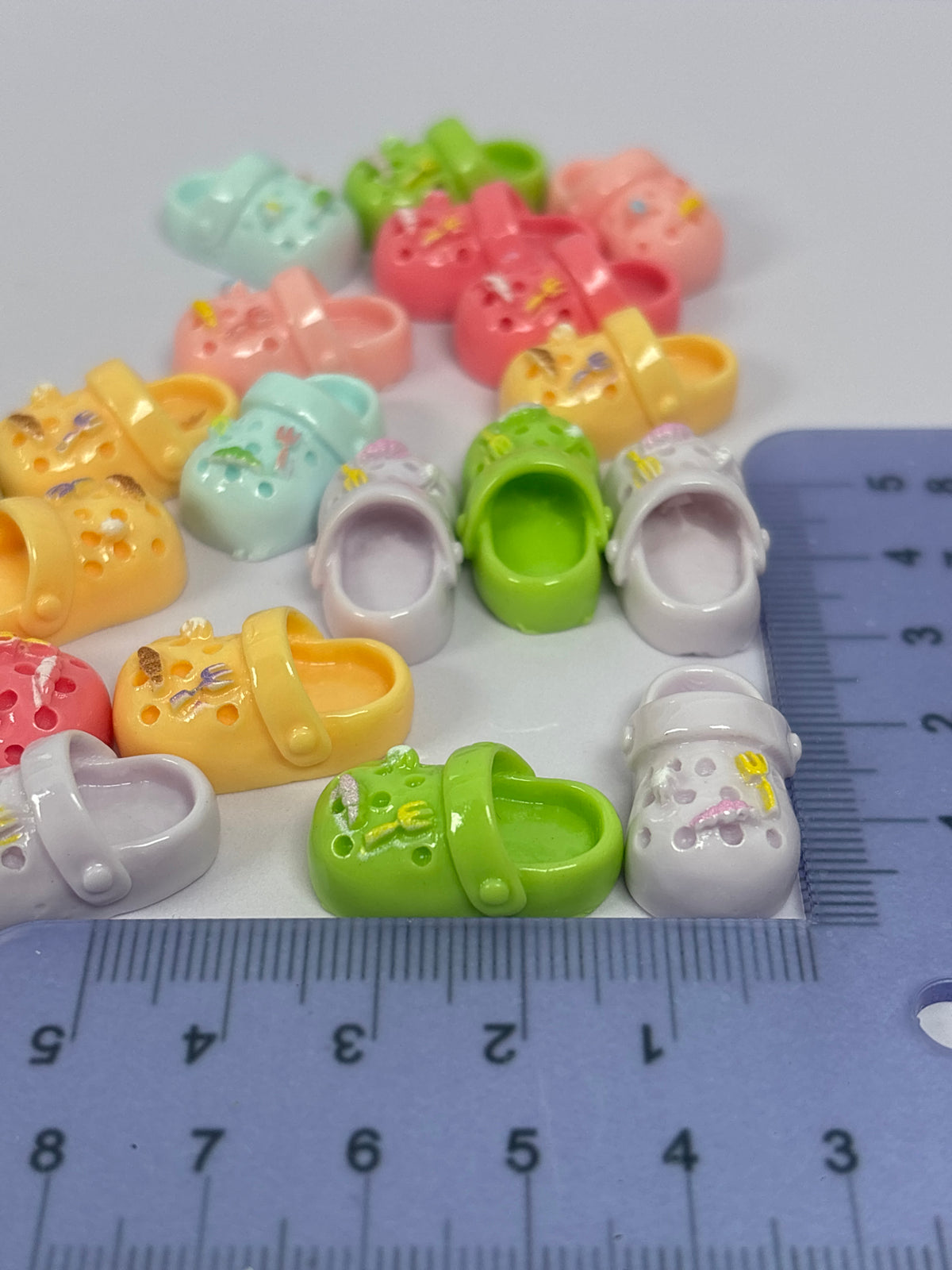 Miniature Resin Croc-Style Sandal – Various Colours