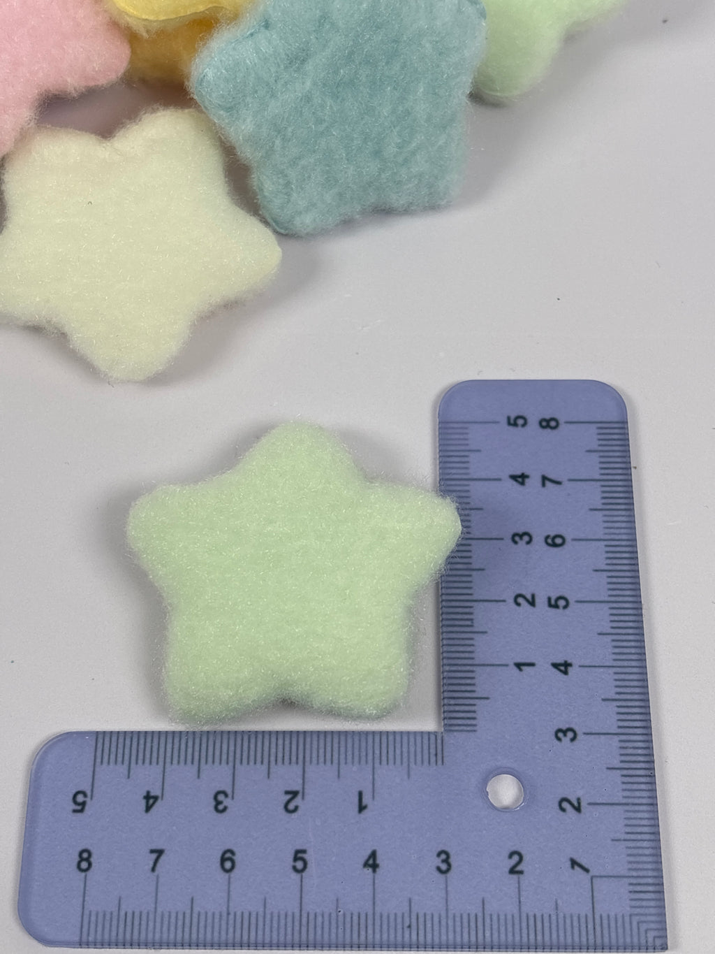 Miniature Fluffy Star Pillow – Soft Dollhouse Cushion