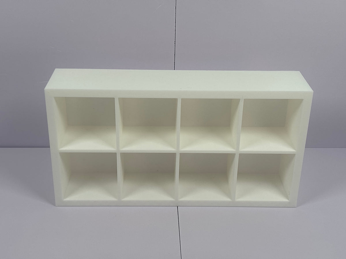 Miniature 3D Printed Cube Shelf – IKEA KALLAX-Inspired