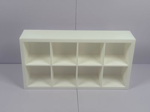 Miniature 3D Printed Cube Shelf – IKEA KALLAX-Inspired