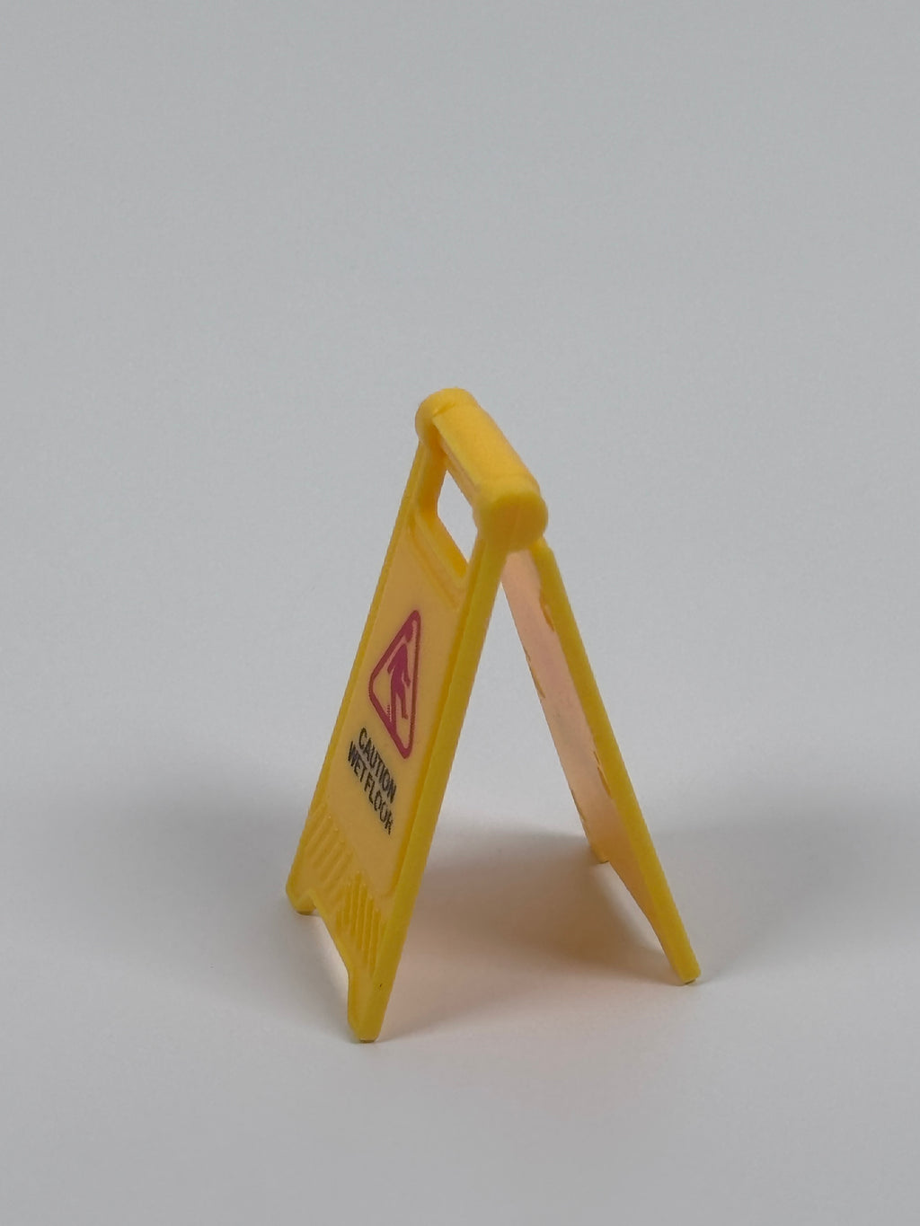 Miniature Caution Wet Floor Sign – Tiny Folding Safety Sign