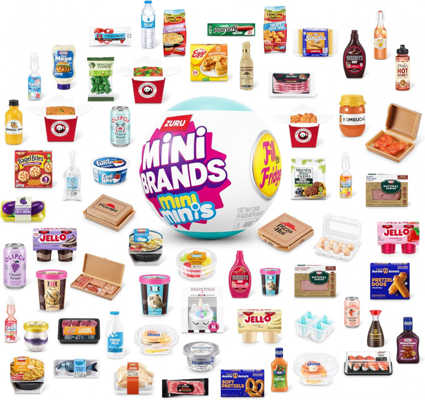 ZURU Mini Brands Fill The Fridge Mini Minis Series 1 – Choose Your Mini