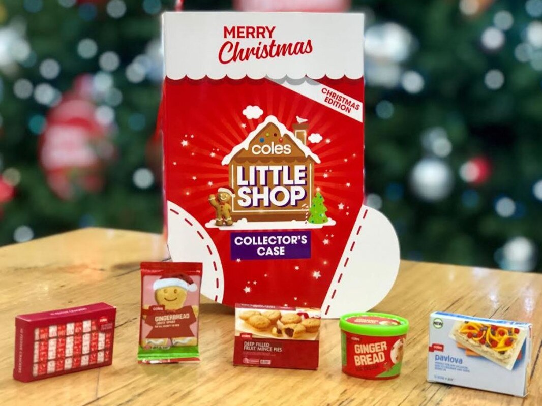 Coles Little Shop Christmas Mini Collectables – Choose Your Mini